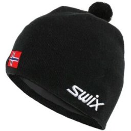 Bonnet Swix Tradition Hat W/flag (Noir) S-M