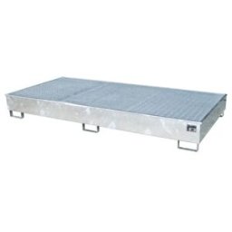 Bauer Südlohn Bac à étagère avec insert PE RW-GR 2700-2 PE, galvanisé à chaud (4518-58-0000-0007)