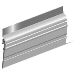 ELLEN Joints de seuil de porte ADS-GL à visser alu argent, H 50 x L 2500 mm ; Elton (30300625)