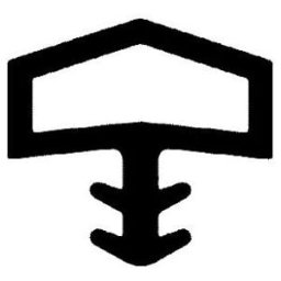 TRELLEBORG Joint de porte intérieure L8001, TSP-Last blanc (L 8001 weiß)