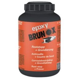 Brunox Convertisseur de rouille époxy 1 l, pot avec pinceau (BR1,00EP)