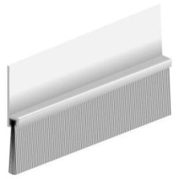 ELLEN Joint de seuil de porte IBS 70 à visser alu argent, H69 x L3000, HP29 ; Elton (41200030)