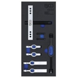 Jeu d’extracteurs de poulies de climatisation et de transmission BGS 9 pièces ; BGS technic (6934)