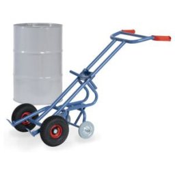 fetra Chariot à fûts 306 L - à pneus gonflables, charge max. 300 kg (2079)