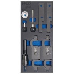 BGS Insert de servante d'atelier 1/3: Outils de calage du moteur pour Porsche Panamera, Cayenne V8 8 pièces ; BGS technic (8835)