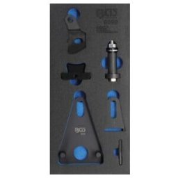 BGS technic BGS Insert de servante d'atelier 1/3 : Coffret de calage de poulie de vilebrequin/volant d’inertie et de séparation du capot frontal pour Renault, Nis (9699)