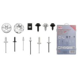 BGS Assortiment de clips de fixation automobiles pour Audi, VW, Toyota, Mercedes-Benz, BMW 400 pièces ; BGS technic (9058)