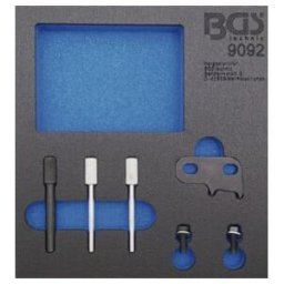 BGS Insert de servante d'atelier 1/6 : Coffret de calage pour MINI, Citroën, Peugeot 1.6 diesel ; BGS technic (9092)
