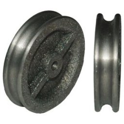 HBS BETZ, Poulie à rouleaux 150/70, roue, diamètre 70 mm, largeur roue 13 mm, palier lisse en fonte grise ; Heinrich Betz Söhne (63162)