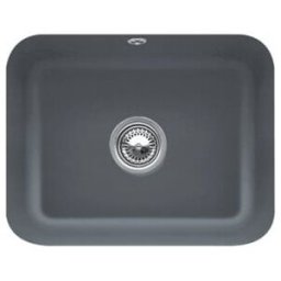 V&B; Évier sous-plan Cisterna 60C avec garniture vidage, manuel, graphite CeramicPlus ; Villeroy & Boch (670601i4)