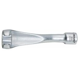 Clé pour tuyau d'injecteur 4550 ∙ Carré creux 10 mm (3/8 pouce) ∙ Profil à 12 pans extérieurs ∙ 17 HAZET (4550)