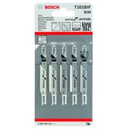 Lame de scie sauteuse BOSCH T 101 BIF Special pour stratifié (2608636431)