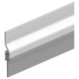 ELLEN Joint de seuil de porte ADS-RL à visser alu argent, H 32 x L 1000 mm ; Elton (0304608)