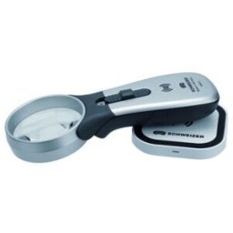 Loupe manuelle à induction Tech-Line 10x lentille LED D. 22,8mm SWITZERLAND ; Schweizer (099142-1)