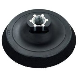 Plateau auto-agrippant 123 mm M 14, pour la fixation d'accessoires de ponçage et de lustrage metabo (623287000)