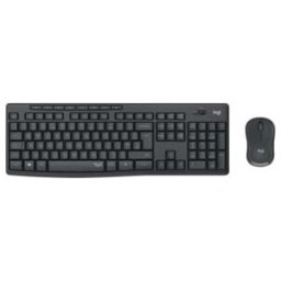 Logitech Ensemble clavier/souris SilentTouch sans fil MK295 gris (920-009794)