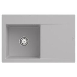 V&B; Évier Subway Style 45 gauche, avec garniture, manuel, steam CeramicPlus ; Villeroy & Boch (334801SM)