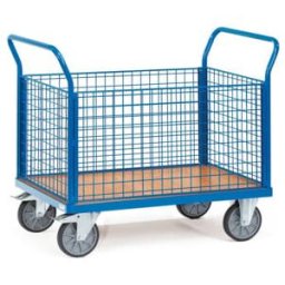 fetra Chariot à quatre parois 1550 - charge max. 500kg Pneus TPE (1550)