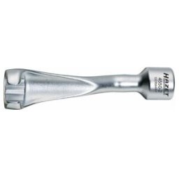 Clé pour tuyau d'injecteur 4550-2 ∙ Carré creux 12,5 mm (1/2 pouce) ∙ Profil à 12 pans extérieurs ∙ 19 HAZET (4550-2)