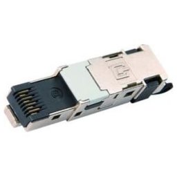Telegärtner Connecteur RJ45 STX AWG22-26 Cat.6 noir 100007453 (100007453)