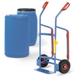 fetra Chariot à fûts 2081 - à pneus gonflables, charge max. 250 kg (2081)