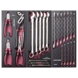 Kraftwerk Ensemble d'outils, EVA, clés à molette et pinces, 24 pièces (105.515.002)