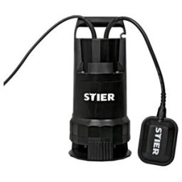Pompe immergée STIER pour eaux usées SSTW-400, 8 000 litres/h, profondeur 7 m, pompe submersible, pompe aspiration (904228)