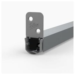 ELLEN Joints de seuil de porte automatiques llenMaticFerroS5 avec fixation, argent, L980 ; Elton (2400313)