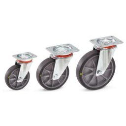 fetra Roulette pivotante 160 x 40 mm - charge max. 200 kg (71453)