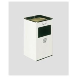 VAR Cendrier mural WH 45 avec trappe d’insertion blanc 16 l (1401)