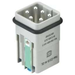 Harting Han Q 5/0 Insert mâle à verrouillage rapide 09120052633 (09120052633)