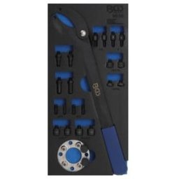 BGS Insert de servante d'atelier 1/3 : Jeu d’outils de calage d’arbre à cames pour VAG ; BGS technic (9696)
