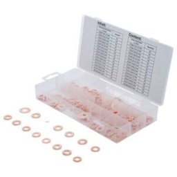 Assortiment de joints en cuivre pour injecteur 150 pièces BGS ; BGS technic (8120)