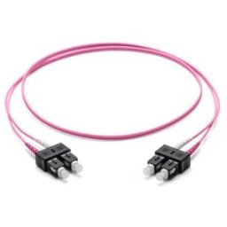 Corning Câble de raccordement fibre optique SC/SC OM4 50/125 2 m violet (F575702Q2Z20002M-VI)