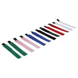 Assortiment de bandes auto-agrippante 20 x 190 mm 12 pièces BGS Do it yourself (80825)