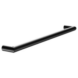 Keuco Porte-serviettes REVA avec porte-savon intégré, L. 600 mm, noir mat (12801370600)