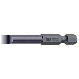 PB Swiss Tools Embout pour visà fente, tige E 6,3, Largeur embout / Longueur totale: 6,25 mm (E6.100/4)