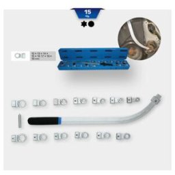 Brilliant Tools Jeu de clés pour poulie et tendeur, 15 pcs (BT571060)