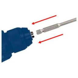 BOSCH Set de scies-cloches pour briques et carreaux souples avec porte-foret, 33; 53; 67; 73; 83 x 60 mm (2608594539)