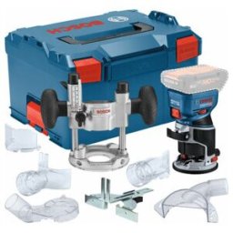 BOSCH Défonceuse sans fil GKF 18V-8, unité plongeante TE 600 en L-BOXX 238 (06016C2003)