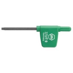 Wiha Clé mâle avec manche drapeau TX oxydé noir (03729) T10 x 40 mm (03729)