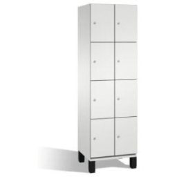C+P Cabinet Cambio sur pieds, 8 compartiments, H1980xL600xP525mm Avant Corps gris clair Corps gris clair Gris clair ; C + P Möbelsysteme (45103-20 S10017)