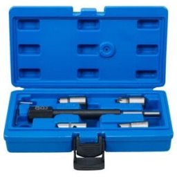 Jeu de fraises de nettoyage de portée d’injecteurs, pour moteurs CDI 5 pièces Kraftmann ; BGS technic (62605)