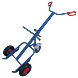 VARIOfit Brouette à fût avec 1 roulette pivotante et pneus pneumatiques (fk-1105)