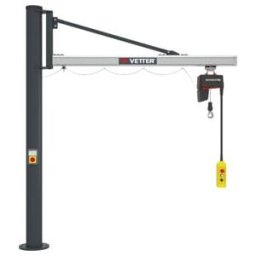 Vetter Grue pivotante sur colonne UNILIFT système d’ancrage composite palan électrique 250 kg, 2,9 m ; VETTER Krantechnik (US2,5-2,9+VAS2+SiXX2F-BL)
