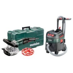 Set avec ponceuse de rénovation RSEV 19-125 RT + aspirateur tous usages ASR 35 L ACP metabo, Coffret (691000000)