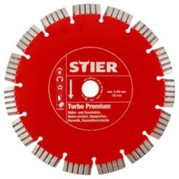 Disque diamant STIER Turbo Premium Ø 350 mm, perçage 20/25,4 mm (902695)