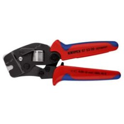 Pinces à sertir auto-ajustables pour embouts de câble, introduction frontale Knipex (97 53 09)