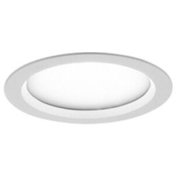 LTS Licht&Leuchten; LED encastré downlight 3000K avec convertisseur VTFS 10.1030 blanc (641468)
