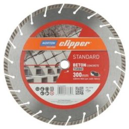 Norton Disque diamant Standard Turbo béton, diamètre 300 ; Saint-Gobain (70184608581)